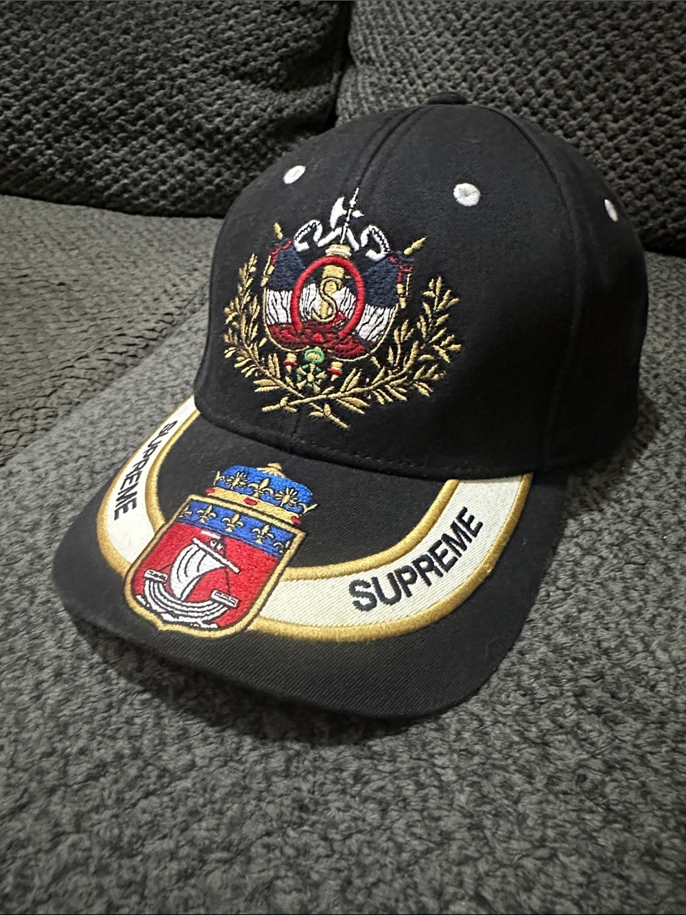 Supreme Sailor Crest Hat SS22 Pristine